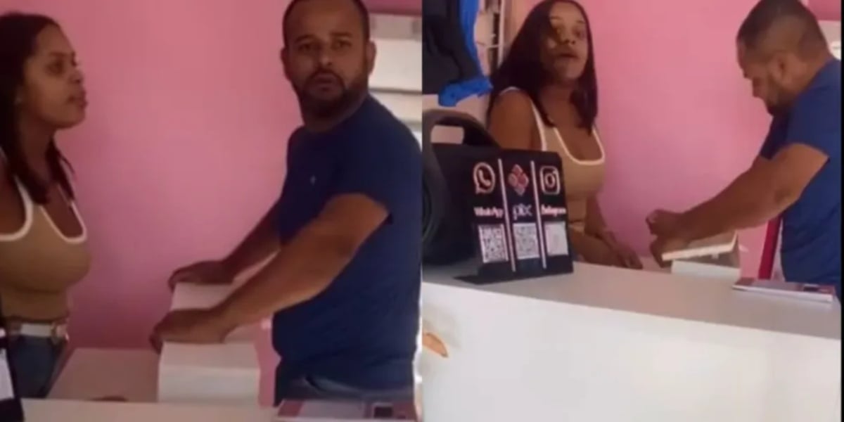 Jeferson aparece em vídeo ameaçando a esposa Carla Janiere antes de matá-la - Foto: Reprodução/Vídeo