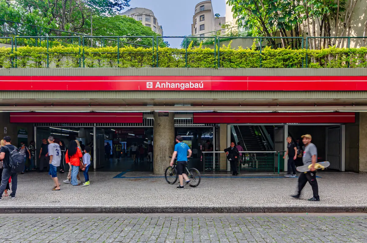 Estação Anhangabaú. Foto: Reprodução/Internet