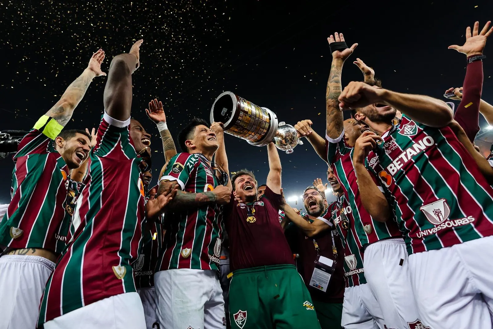 Fernando Diniz foi campeão da Libertadores com o Fluminense (Foto: Divulgação)