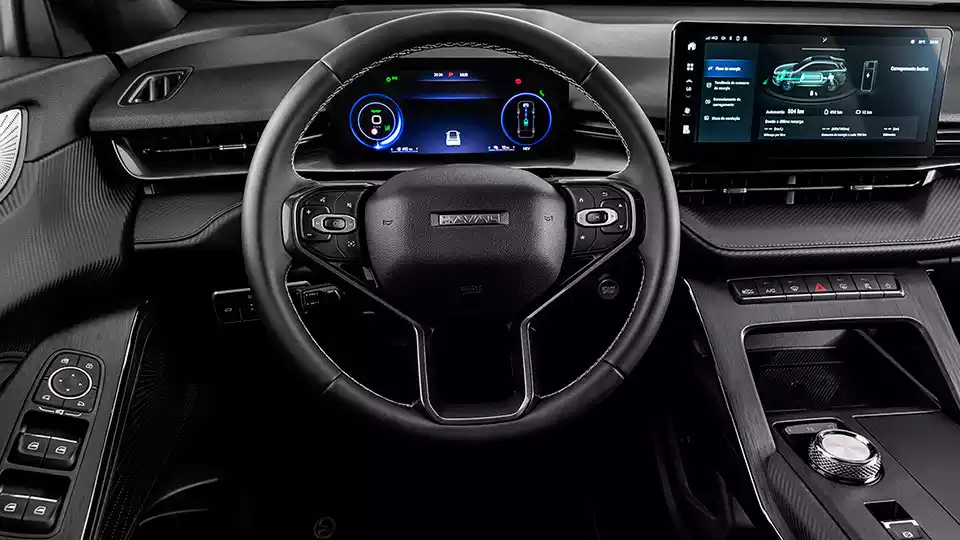 Haval H6 Interno (Reprodução/Internet)