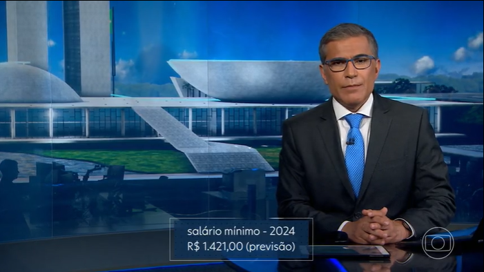 Hélter Duarte, substituto de William Bonner no Jornal Nacional (Foto: Divulgação)