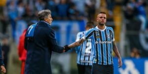 Renato Gaúcho e Luan no Grêmio - (Foto: Internet)