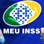 Idosos comemorando e logo do INSS - Foto Reprodução Internet