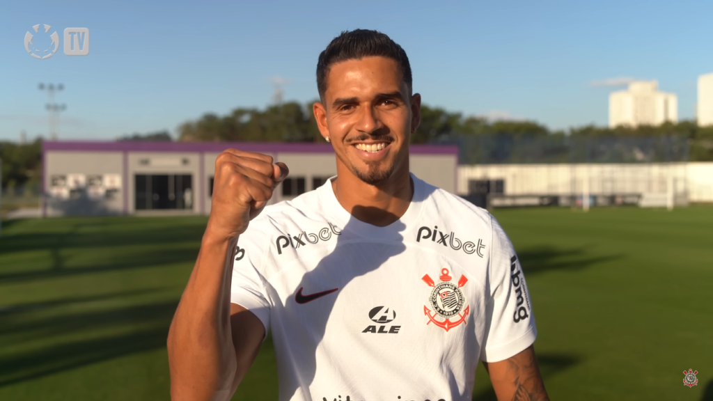 Lucas Veríssimo no Corinthians. Foto: Reprodução/Internet