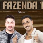 Jaque, Lucas, Yuri e Henrique estão na roça de A Fazenda 15 (Foto: Reprodução / Record / Montagem TV Foco)