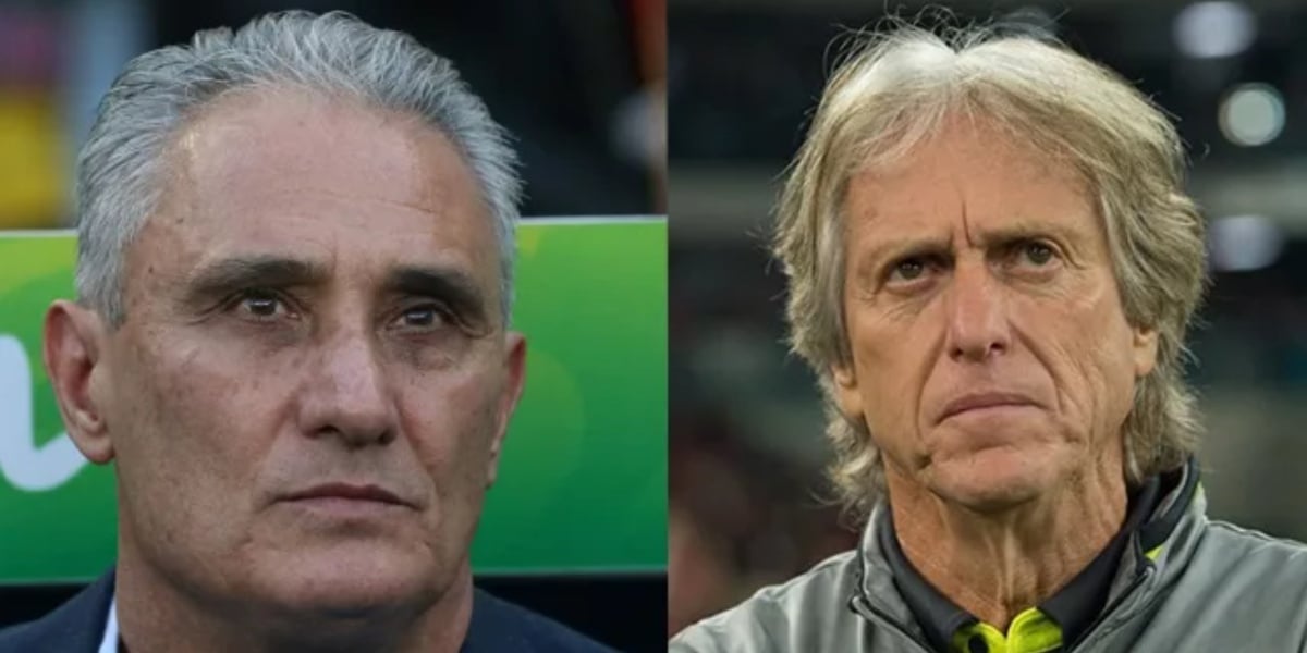 Jorge Jesus e Tite (Foto: Reprodução/ Internet)