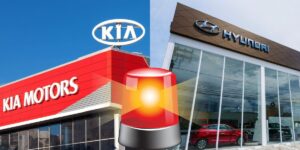 Alerda da Kia e Hyundai e convocam para levar os carros (Reprodução: Montagem TV Foco)