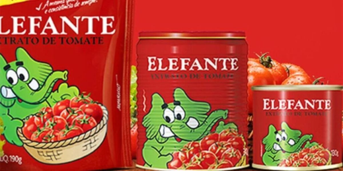 Molho de tomate Elefante teve um de seus lotes arrancados dos supermercados (Reprodução: Internet)