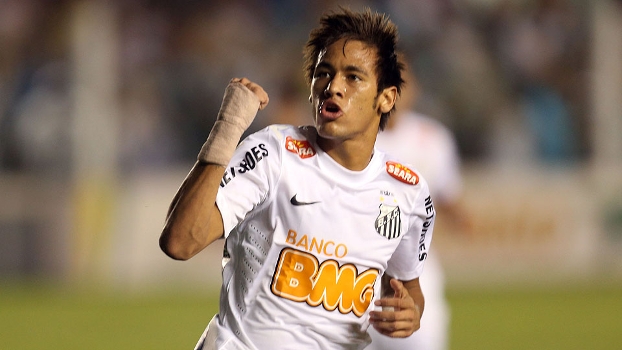 Neymar era da base do Santos (Foto: Divulgação)