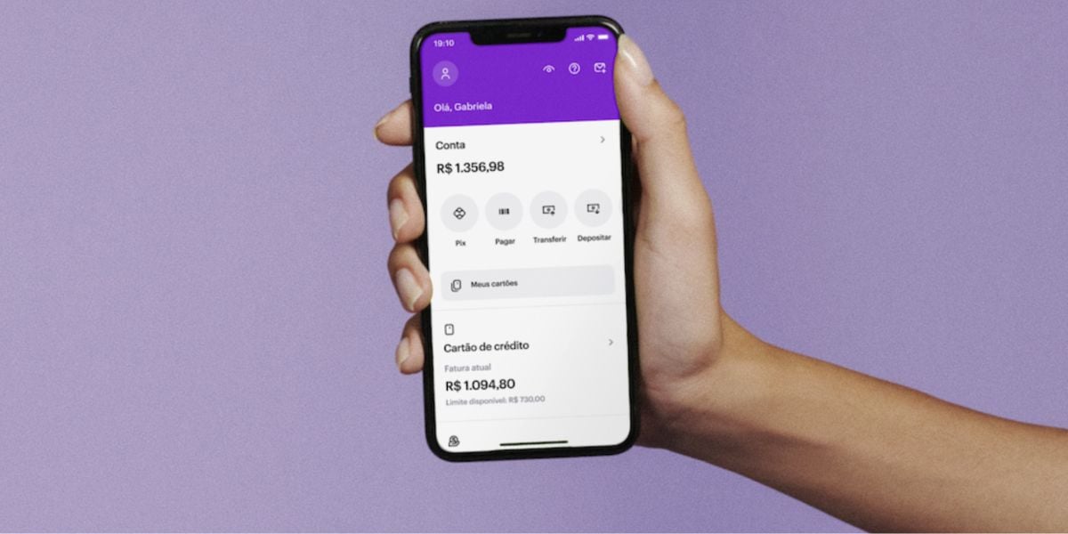 Basta acessar o aplicativo do Nubank e realizar todos os passos (Reprodução: Internet)