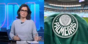 Renata Vasconcellos paralisa JN com perda de jogador amado no Palmeiras - (Foto: Reprodução / Internet)