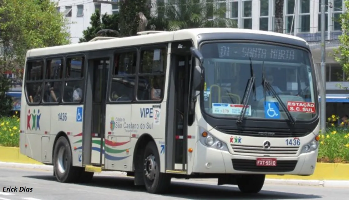 São Caetano do Sul libera ônibus de graça para a população da cidade de São Paulo (Foto: Divulgação)