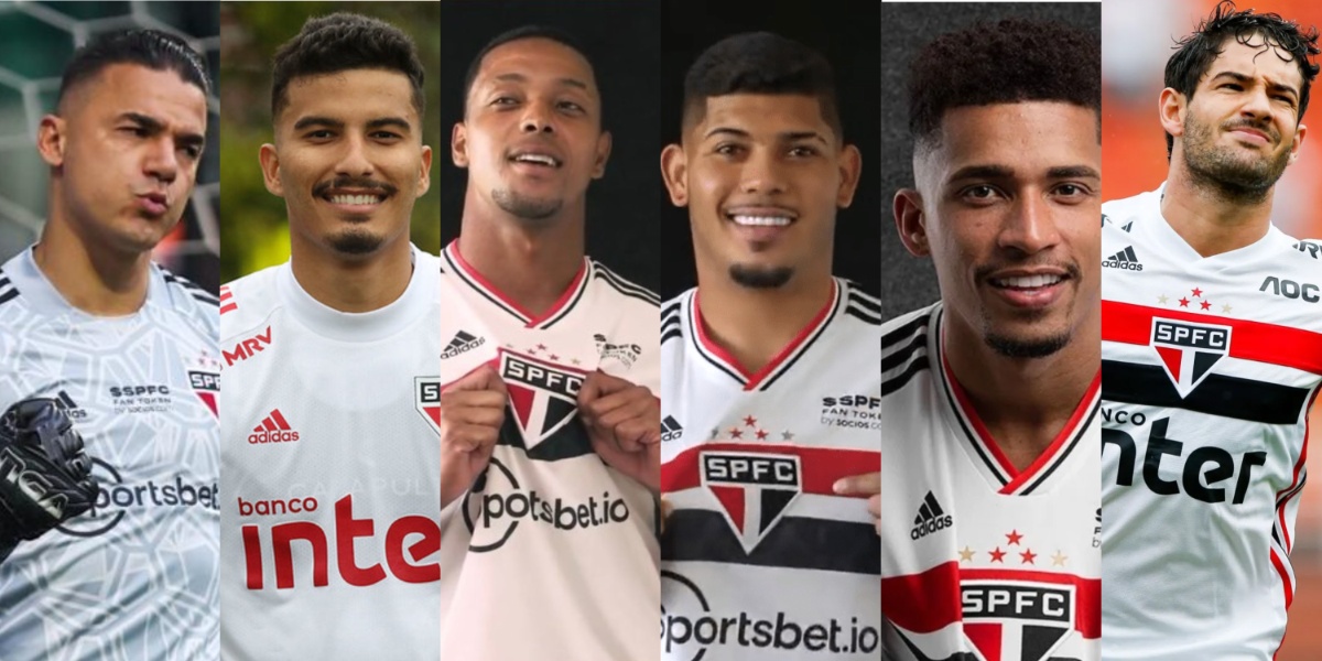 Felipe Alves, Walce, David, Erison, Marcos Paulo e Alexandre Pato sairão do São Paulo - (Foto: Reprodução / Internet