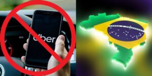 Uber teve serviço proibido em estados brasileiros (Reprodução: Montagem TV Foco)