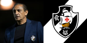 Ramón Diaz e escudo do Vasco (Foto: Divulgação)