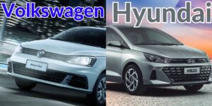 Volkswagen Gol e Hyundai HB20 (Reprodução: Montagem TV Foco)