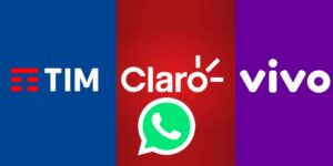 Tim, Vivo, Claro e WhatsApp (Reprodução/Internet)