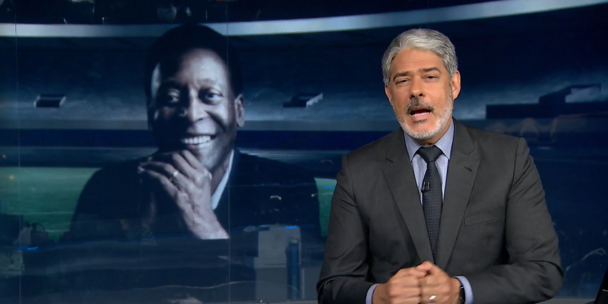 William Bonner falou sobre a perda de Pelé no JN - Foto: Globo