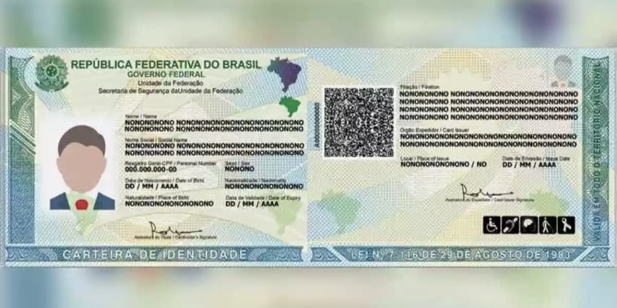 Carteira de Identidade Nacional (Reprodução/Internet)