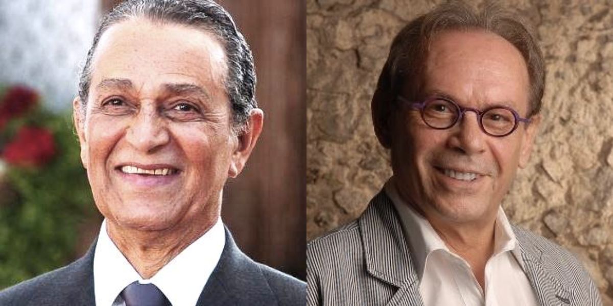 Nelson Xavier e José Wilker (Reprodução/Montagem TV Foco)