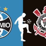 Escudos do Grêmio e Corinthians (Reprodução/Internet)