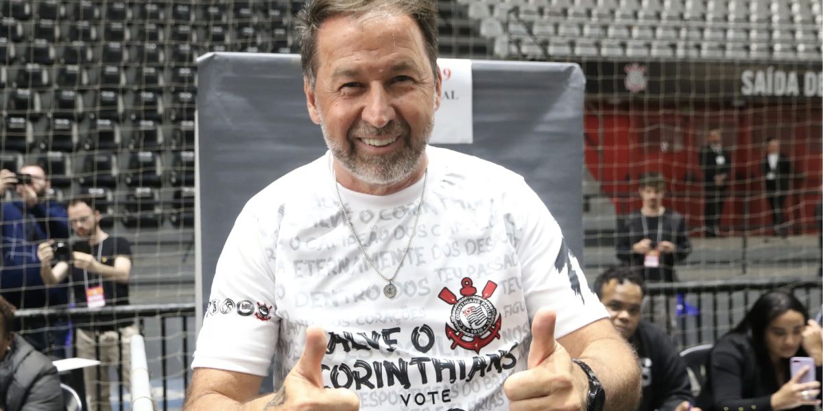 Augusto Melo, presidente do Timão. Notícias do Corinthians (Reprodução/Internet)