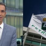 César Tralli anuncia alerta da Petrobrás no JH (Reprodução/Montagem TV Foco)