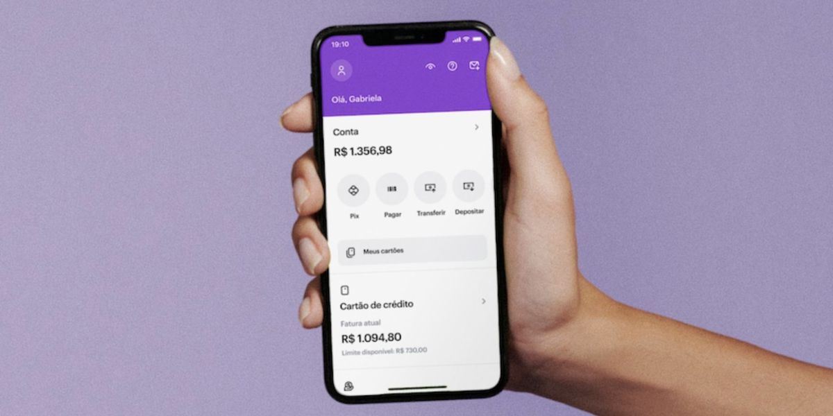 Aplicativo da Nubank (Reprodução/Internet)