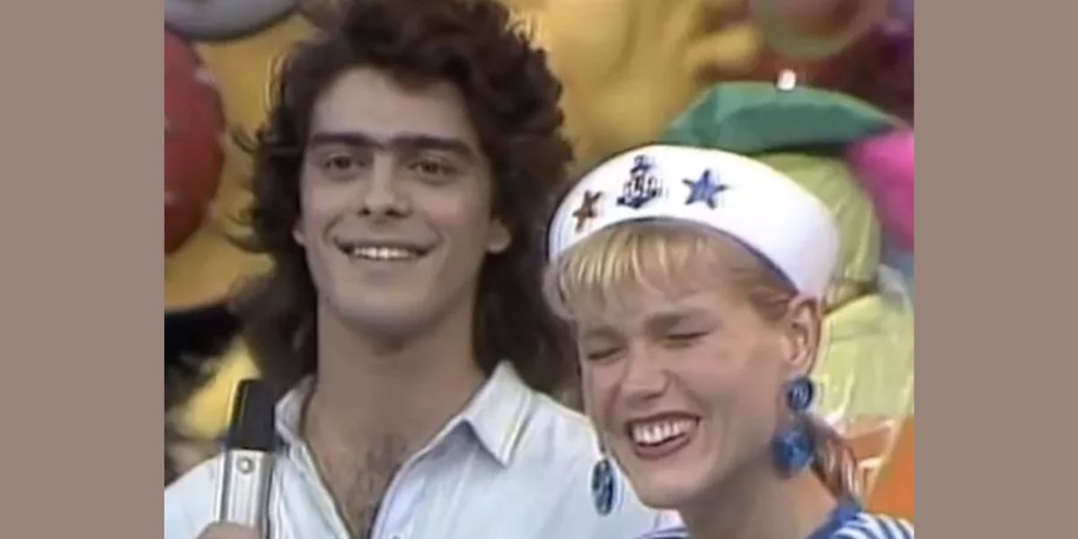 Xuxa e Junno na década de 80 (Reprodução/Internet)