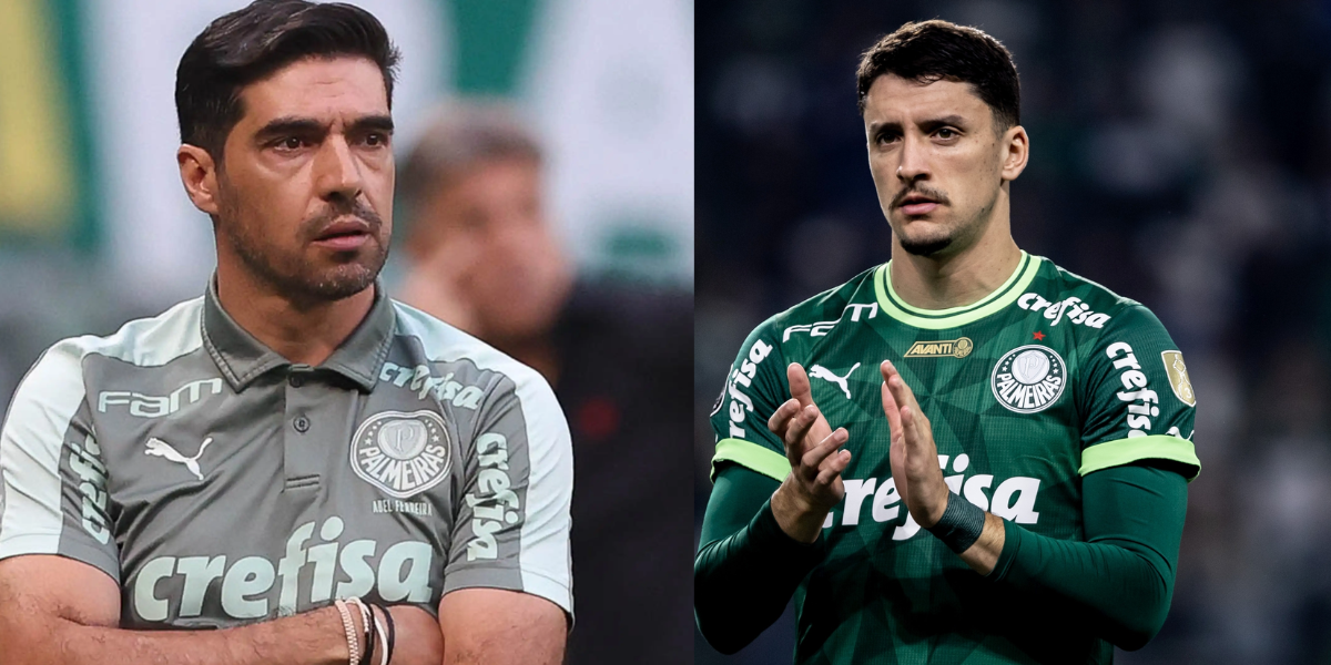 Abel Ferreira / Piquerez no Palmeiras - Montagem TVFOCO