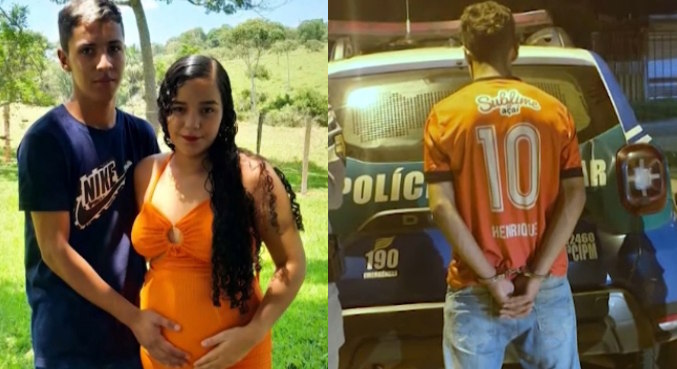 Alice Fernandes, de 16 anos, que foi morta a facadas pelo namorado, Henrique, preso - Foto Reprodução Record