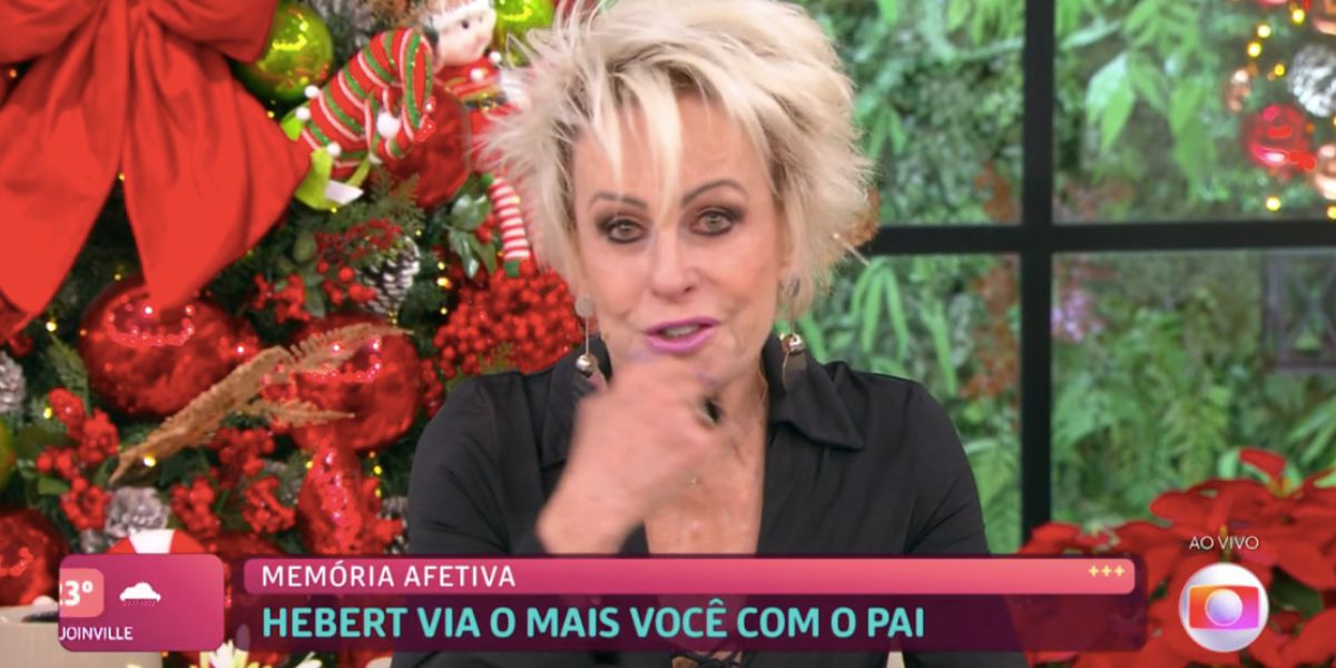 Ana Maria no Mais Você (Foto: Reprodução / Globo)