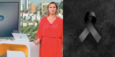 Ana Paula Campos dá notícia de morte de famoso, na Globo - Montagem TVFOCO