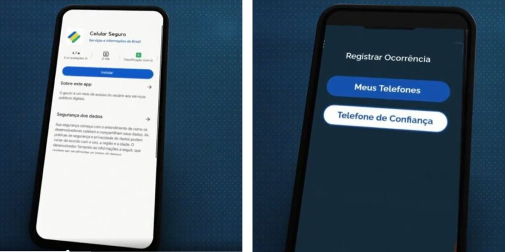 Aplicativo do Celular Seguro (Foto: Reprodução / Globo)