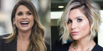 Atriz Flávia Alessandra com cabelo curto de franja (Foto: Reprodução, Instagram)