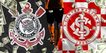 Bandeira do Corinthians e do Internacional - Foto Reprodução Internet