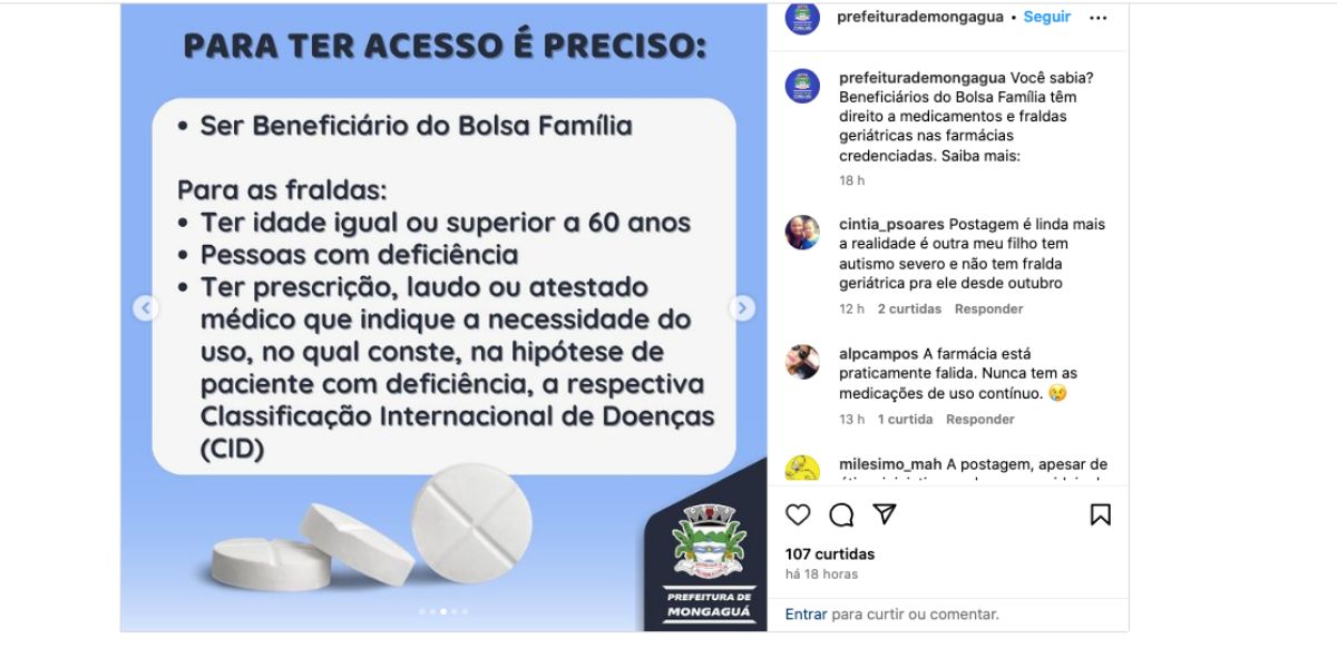 Benefício Bolsa Família e idosos (Foto: Reprodução / Instagram)