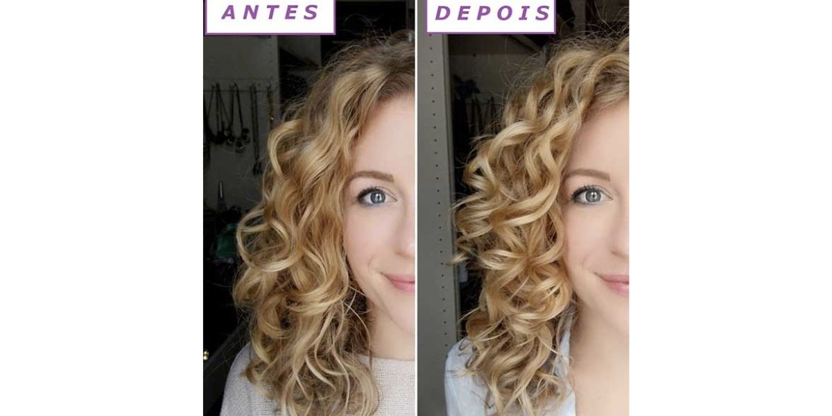 Cabelo após uso de água de arroz (Foto: Reprodução / Salão Virtual) 