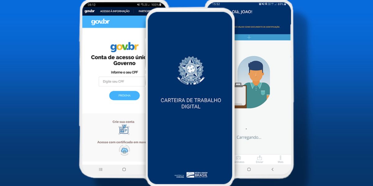 Carteira de trabalho digital (Foto: Reprodução / Kris Gaiato)