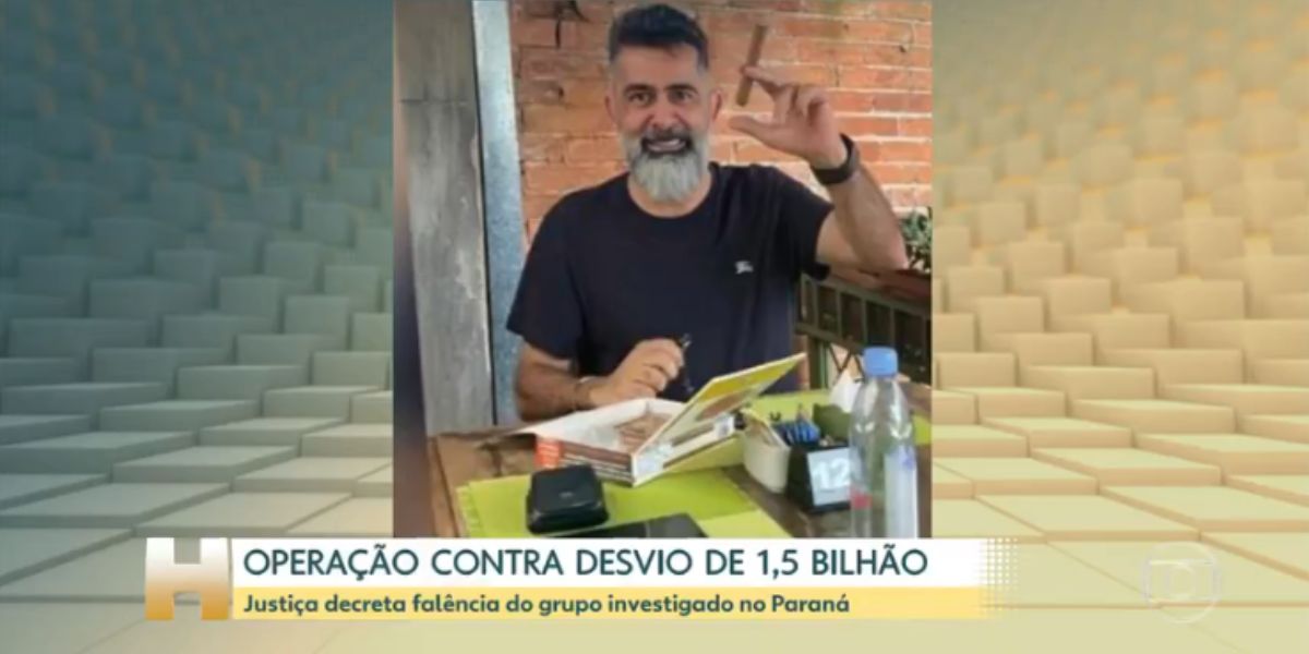 Cláudio José de Oliveira, conhecido como Rei do Bitcoin (Foto: Reprodução / Jornal Hoje da Globo)