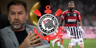 'Sim' do Flamengo por Gabigol e gringo no lugar de R. Augusto: Corinthians tem 2 bombas no finalzinho de 2023- (Montagem Tv Foco)