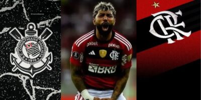 Coritnhians, Flamengo e Gabigol (Reprodução - Internet)