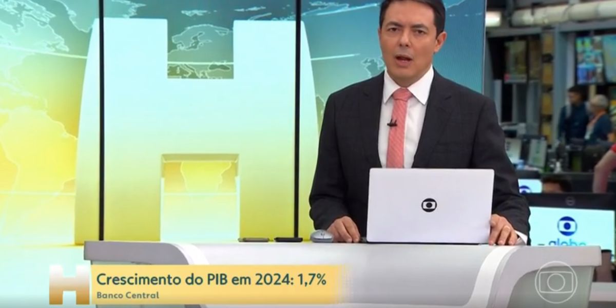 Crescimento do PIB (Foto: Reprodução / Jornal Hoje da Globo)