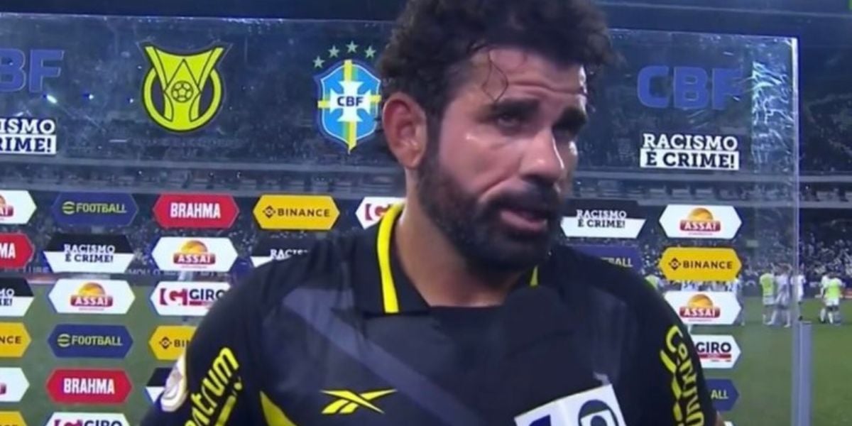 Diego Costa, atacante do Botafogo (Foto - Reprodução Globo)