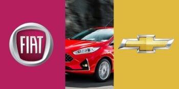 Fiat, Fiesta e Chevrolet (Reprodução - Internet)