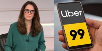 Globo é paralisada com alerta urgente sobre a Uber e 99 - Montagem TVFOCO