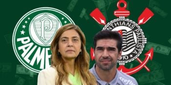 Leila Pereira e Abel Ferreira (Foto - Montagem TV Foco).