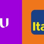 Logo Nubank / Logo Itaú - Montagem TVFOCO