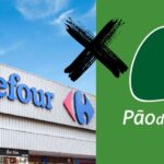 Logo do Carrefour e do Pão de açúcar - Foto Reprodução Internet