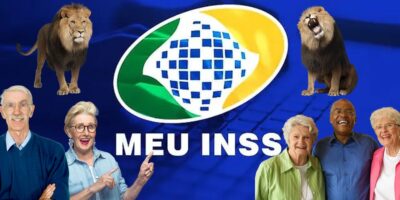 Logo do INSS, Leão do Imposto de Renda e idosos - Foto Reprodução Internet